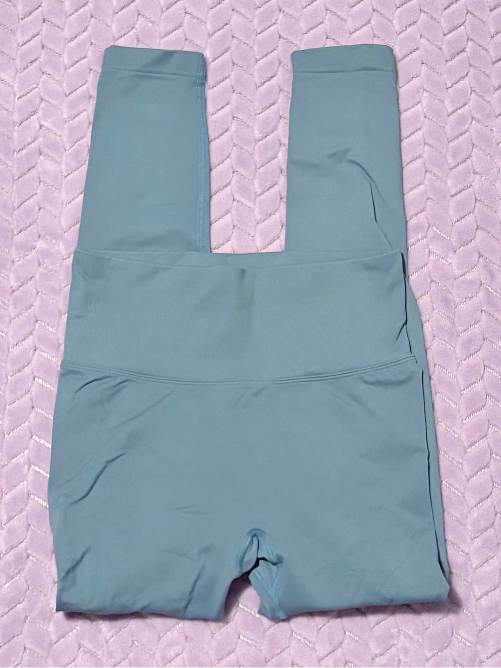 SS Sculpt High-Rise Performance Leggings in Light Teal